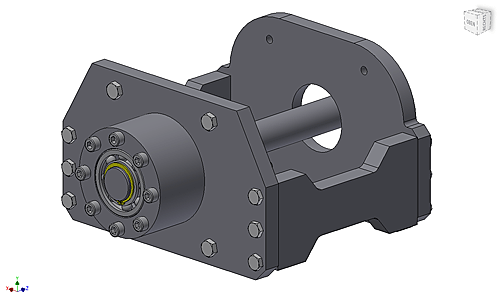 3D-Modell einer Konstruktion