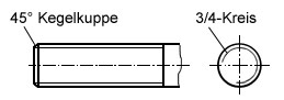 Gewinde zeichnen